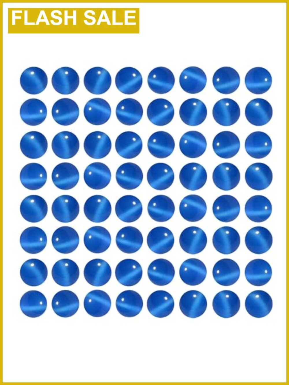 6mm Round Glass Beads 60pcs for Jewelry Making DIY Bracelets Necklace Crafts